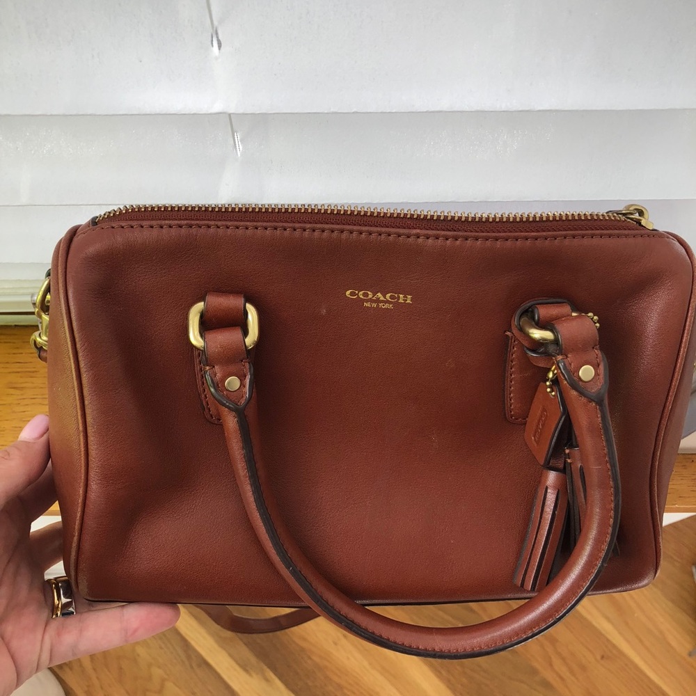 Coach leather bag
